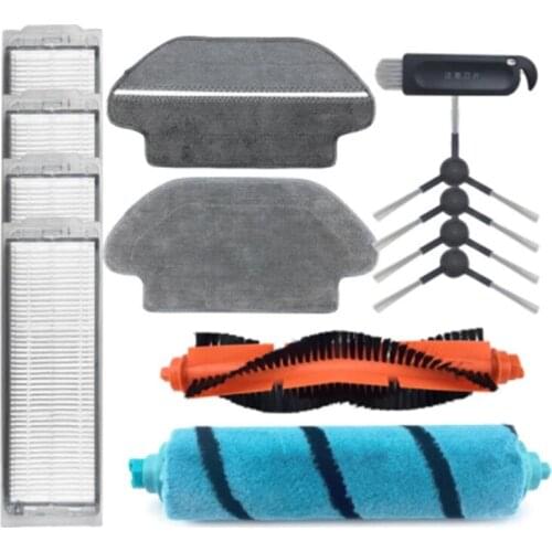 HOT！-Robot Vacuum Cleaner Accessories for Xiaomi Mijia Mi Styj02Ym MVXVC01-JG Washing Mop Pro Brush Hepa Filter Spare Parts