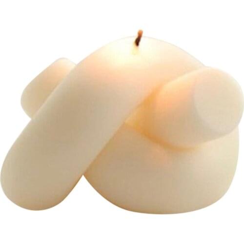 Candle Silicone Mould Mousse Cake Mold New Aromatherapy Candle DIY Material Wax Mould 3D Handmade Soap Mold Cake Decorating