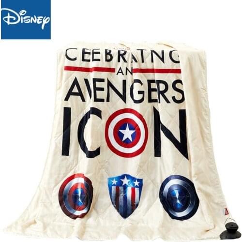 Marvel 3D print american captains shield summer quilt 150x200cm blanket bedding bedspread suitable for child promotion discount
