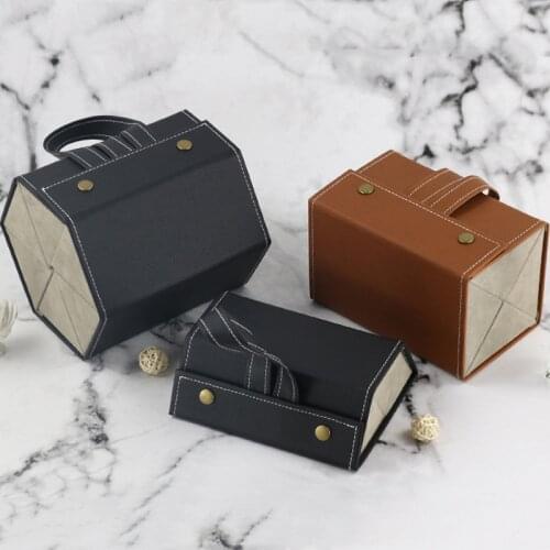 Seemfly New Portable Glasses Organizer Multi-slot Storage Display Travel Folding Sunglasses Organizer PU Leather Eyewear Case