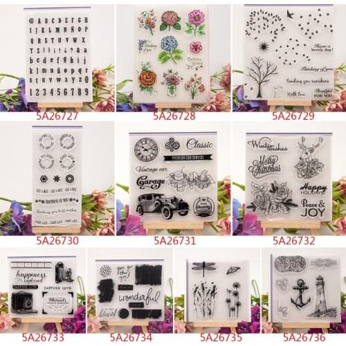 Transparent Stamp Silicone Seal Sheet Decor For DIY Scrapbook Craft Card Album