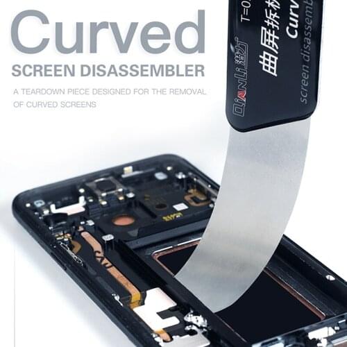 Qianli Mobile Phone Curved LCD Screen Spudger Opening Pry Card Tools Ultra Thin Flexible Mobile Phone Disassemble Steel Metal