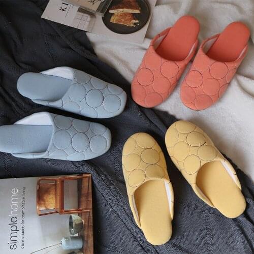 Autumn and winter women slippers cotton solid indoor shoes Japanese slippers soft bottom warm 2020 hot sales man slippers