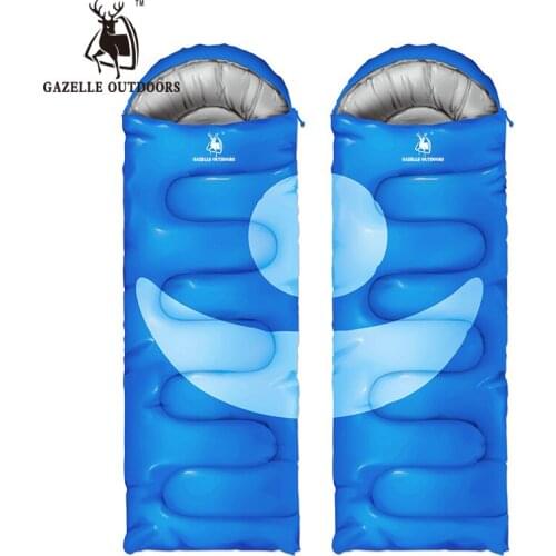 GAZELLE Camping Sleeping bag Ultralight Sleeping Bag Adult Envelope Winter Sleeping Bag Camping Compression bag Split Joint