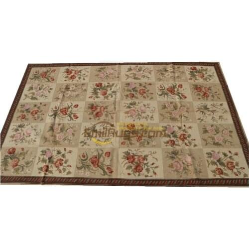 Carpet living room aubusson needlepoint rugs carpet handmade chinese wool carpets flower rug