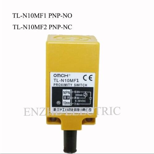TL-N10M DC three wire PNP-NO/NC Non-screen shield type general cormer column approach Switch set distance 0-8mm IP67
