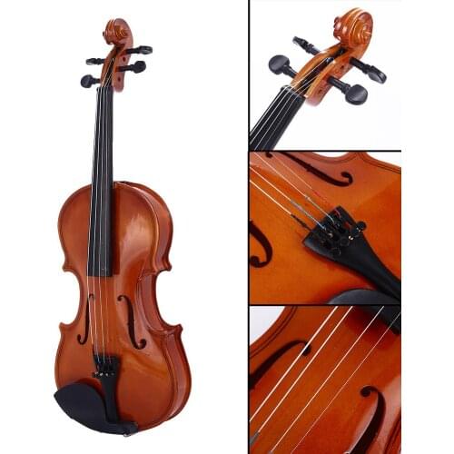 Decoration Oak Wood Beginner Violin Tochigi Violin 4-6 Years Old Portable Resin Music 1/8 Violin Durable Playing