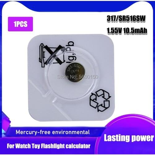 1Pcs/Lot New FOR SEIZAIKEN 317 SR516SW SR62 D317 V317 Watch Battery Button Coin Cell MADE IN JAPAN 100% Original
