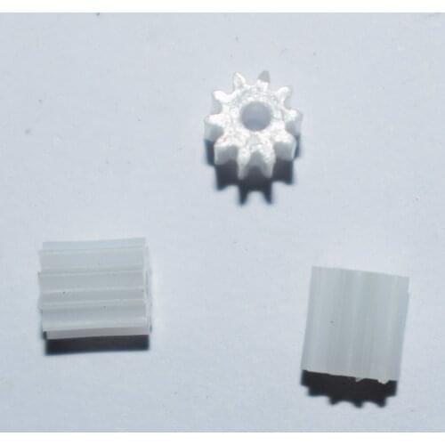 10/100pcs 10teeth/1.5 hole/0.4M/OD 4.7/plastic motor gear/rc car/DIY toys/technology model parts/baby toys/101.5A0.4m