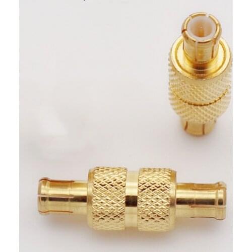 2pcs Adapter MCX male to mcx male Double pass Straight RF Coaxial Connectors