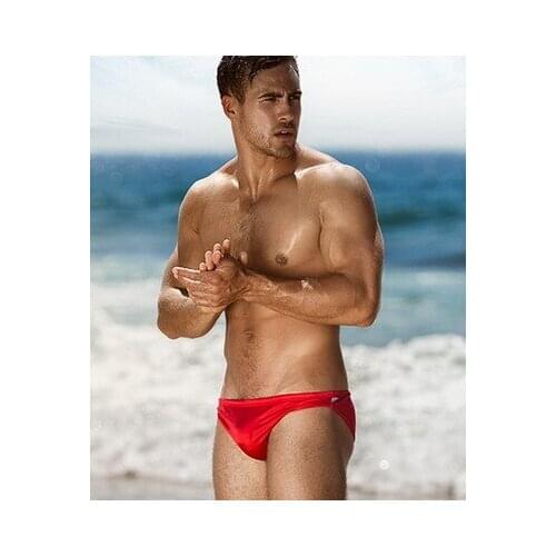 2020 New Sexy Swim Briefs Mens Swimming Trunks Spa Pool Beach Sexy Swimming Swim Trunks Low Waist Gay Briefs Swimwear Boxers