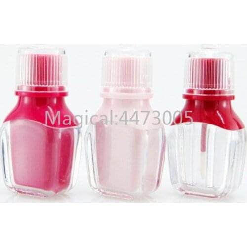 3ml 10/30/50pcs Empty Red/Pink Lipgloss Tube,DIY Lip Gloss Container, Lovely Refillable Bottles,Portable Lip Gloss Package Tube