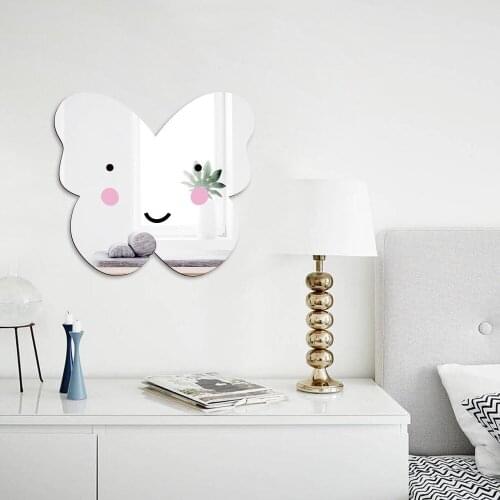3D Butterfly Mirror Wall Stickers Bedroom Bathroom Art Window Wall Decal Kitchen DIY Home Decoration Butterflies Mirror Stickers