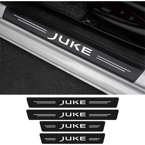4X For Nissan Juke 2021 2020 2019 2018 2017 2016 2015 2014 2013 2012 2011 F15 F16 Car Door Threshold Sticker Tuning Accessories
