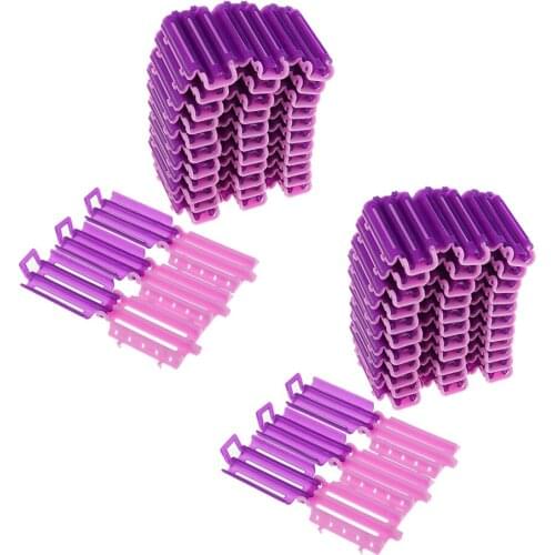 72pcs Wave Perm Rod Corn Hair Hairdressing Clip Curler Styling DIY Tools