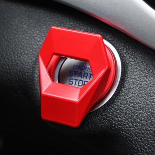 Car Ignition Switch Engine Start Stop Button cover for Mitsubishi asx l200 outlander lancer 10 pajero Mirage Attrage