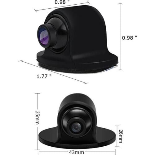 360° Car Rear Front Side View Backup Reversing Camera CCD CMOS Night Vision For Car Side View Car Accessories