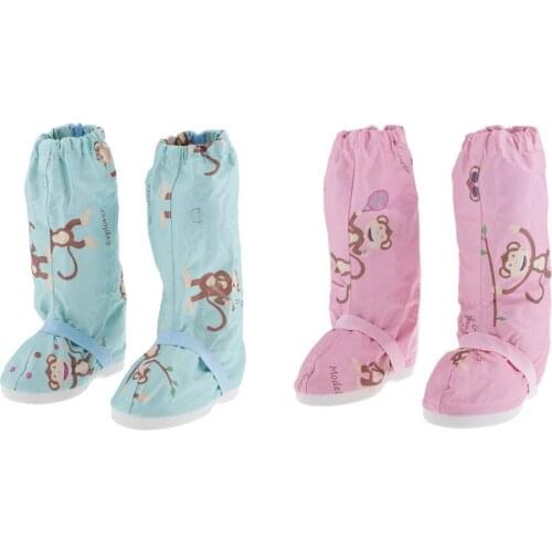 Rain Shoe Covers Foldable Sole Overshoes Anti-Slip Boot Cover Recyclable