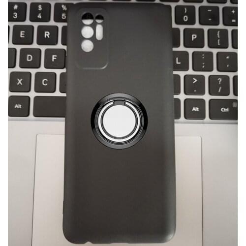 For Tecno Pova 2 6.9" Pova2 LE7 TecnoPova2 TecnoPova 2 Back Ring Holder Bracket Phone Case Smartphone TPU Soft Silicone Cover