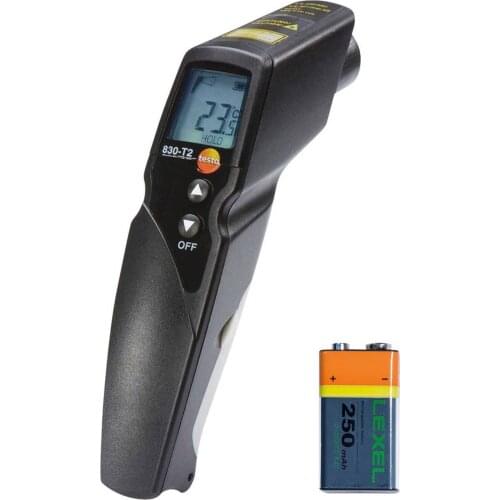 Testo 830-T2 Infrared Thermometer 0560 8312 IR Thermometer With 2-point laser measurement spot marker