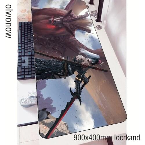 Monster hunter mouse pad gamer Indie Pop 90x40cm notbook mouse mat gaming mousepad Domineering pad mouse PC desk padmouse mats