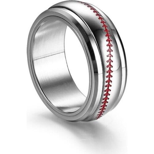 Recommend Top Quality Simple Stainless Steel Silver Color Mens Rings Jewelry Man Ring Wholesale Spinner Ring Size 8 9 10 11 12