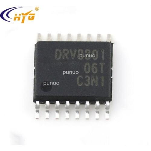 Original Authentic DRV8801PWPR Encapsulation TSS0P16 Full-Bridge Motor Drivers 8 - 36V Operating Supply Voltage Range Low-Power