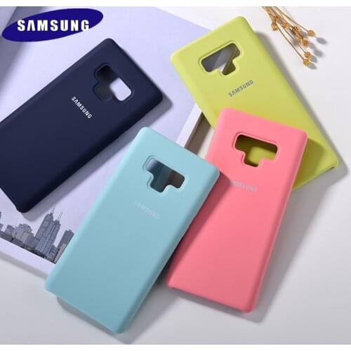 Original Samsung Galaxy Note 10 S10 S9 S8 Plus Note 9 8 S10e Liquid Silicone Case Soft Touch High Quality Shockproof Phone Shell