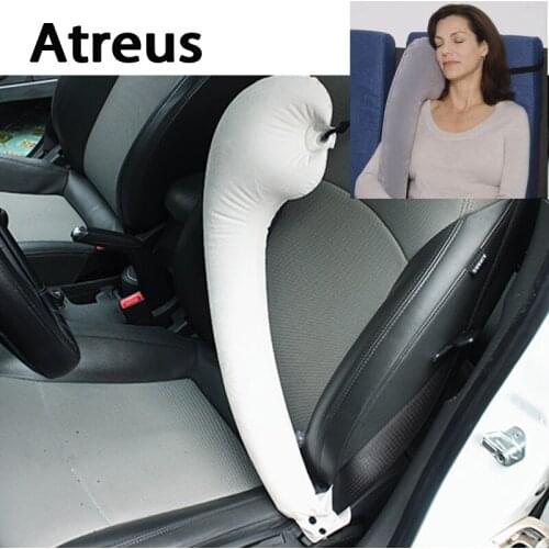 Atreus Car styling neck sleeping pillow Seat Belt covers for BMW e46 e39 e36 Audi a4 b6 a3 a6 c5 Renault duster Lada granta