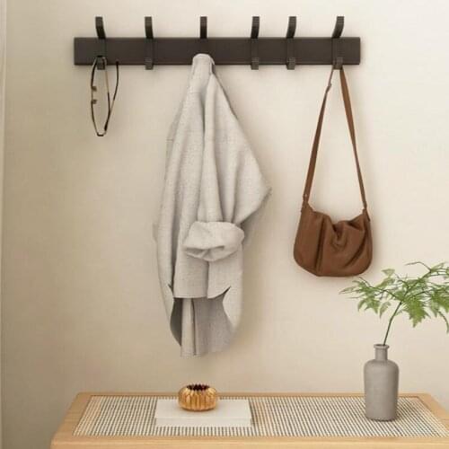 Space Aluminum Simple Hook Free Punch Hook Towel Hook Bathroom Powerful Seamless Metal Storage Rack Kitchen Hook