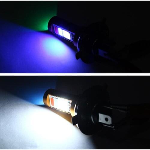 Changable Car Led H4 H7 Motorcycle Headlight P15D H6 BA20D Supplies Light LED Lamp Wireless Moto Bulb Motor Motorcycle H5U4
