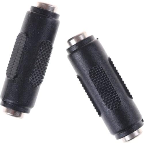 1 Pcs 2.1mm x 5.5mm Female to Female DC Power Socket Audio Adapter Connector