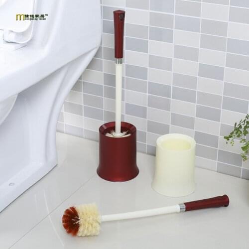 1PC 2 Colors WC Brush Testing Decoration High Quality Plastic Toilet Brush Plastic long handle toilet brush set J0762