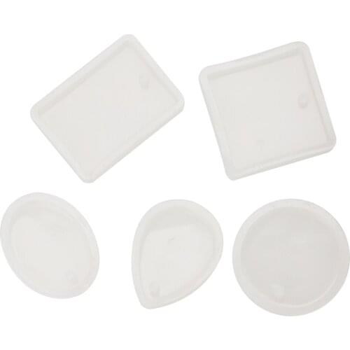 5 Mixed Shape Silicone Mold DIY Pendant Jewelry Accessories Mold Make Tool