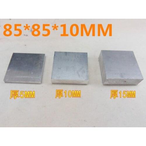 Free Ship 85*85*10mm Aluminum Radiator/Aluminum Radiator Panels for Thermoelectric Cooler Guide Cold Plate Cooler Heating Panel