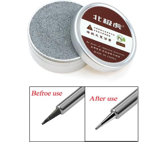 Lead-Free Electrical Soldering Tip Refresher Solder Cream Clean Paste for Oxide Solder Iron Tip Head Resurrection Repair Tools