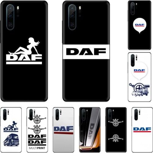 DAF truck logo Phone Case Funda For Huawei P9 P10 P20 P30 Lite 2016 2017 2019 plus pro P smart