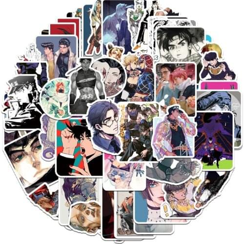 10/30/50 Anime JOJO Fantasy Adventure Graffiti Stickers Luggage Laptop Refrigerator Waterproof Decorative Stickers Wholesale