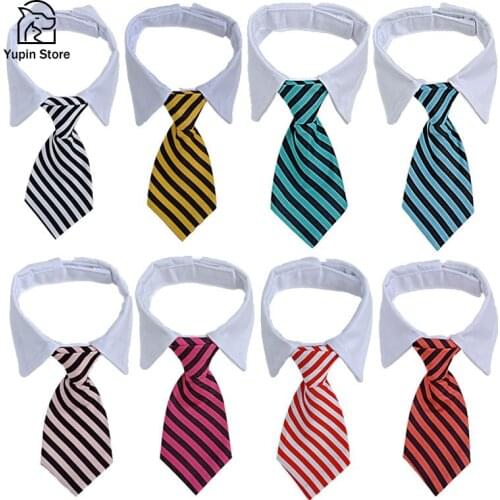 Dog Neck Ties, Adjustable Dog Neckties for Small Dogs Cats, Pet Bow Ties Collar Dog Grooming Accessories for Girl Boy Dogs