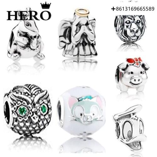 Hero100% 925 Sterling Silver Original Copy High Quality 1:1 Beads With Logo Free Of Charge Wholesale Manufacturers