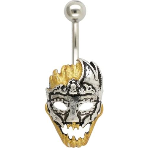 JHJT MUSI 14G Navel Belly Button Rings Stainless Steel Face Body Jewelry Navel Piercing Rings Women Men