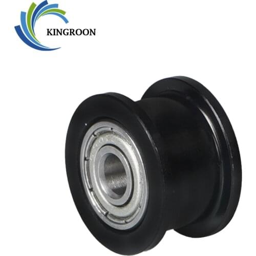 KINGROON 2pcs KP3S Idler Pulley Bore 4mm Width 6mm Aluminium Gear Idler Wheel ball Bearing 3D Printer Parts