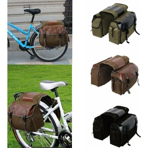 Motorcycle Saddlebag Luggage Bags Waterproof Canvas Stroage BagFor Honda shadow For Suzuki dr 650