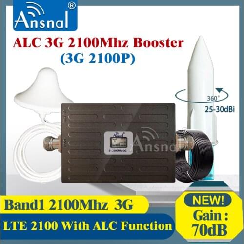 New!! 2100Mhz Cellular Amplifier 3g 4g signal Booster 3G 2100Mhz LTE Band1 gsm repeater 2g 3g 4G Network Mobile Signal Repeater