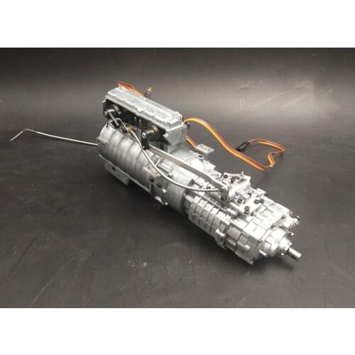 Rc Truck All Metal Gearbox With Motor Set For 1/14 Rc Tamiya Tractor Trailer Trucks Scania Benz MAN VOLVO-FH16