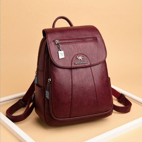 Brand Luxury Ribbon Backpack 2020 New PU Leather Black Bag For School Teenagers Girls Sac A Dos Backpacks Purse For Women Design