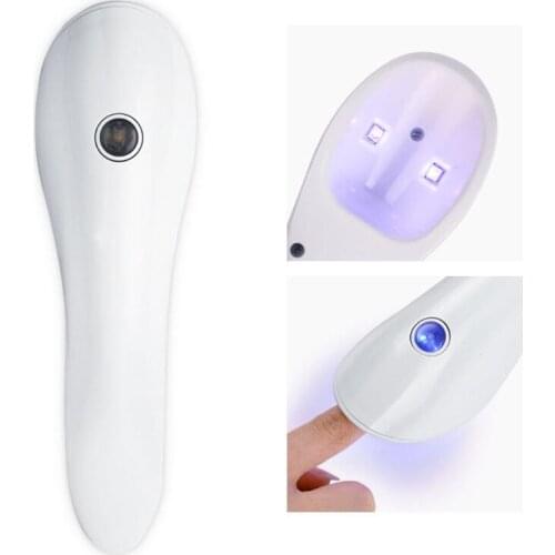 Handheld Portable UV LED Nail Lamp Polish Dryer USB Rechargeable Manicure Tools