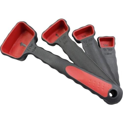 Silicone Collapsible Silicone Measuring Cups & Spoons Set Dried Hot or Liquid Foods Calorie Counting Travel Camping Baking