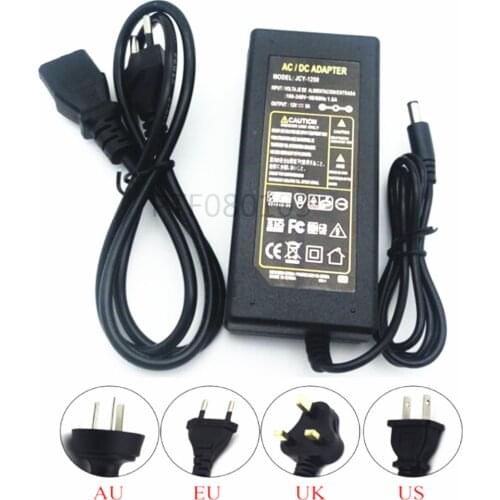 LED Driver AC 100-240V to DC 12V 5A Power Supply Charger Adapter Transformer 220 V 12 V Converter For 5050 3528 Led