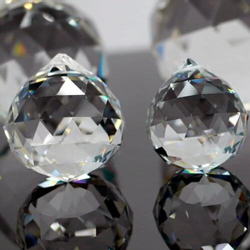 1Pcs/lot 60mm Ball Prism Chandelier Crystal Faceted Glass Crystal